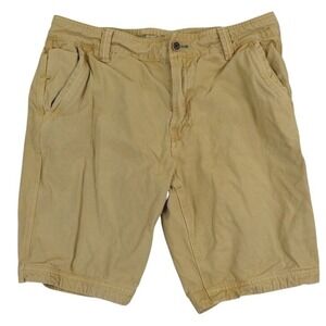 FatFace Shorts Men 36 Sand Cotton Heavyweight Cotton Casual Utility Outdoor